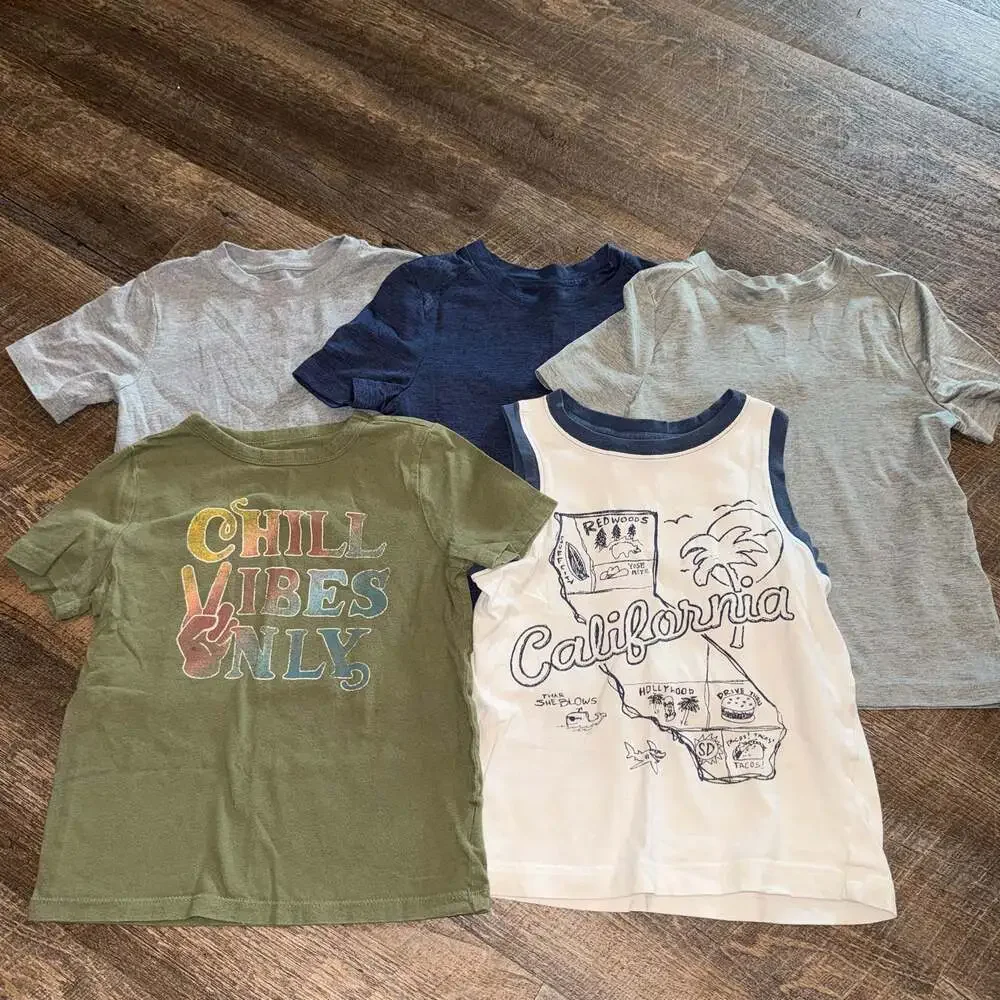 Gap Kids Lot of 5 T-Shirts & Tank Top Graphic Tees Size XS